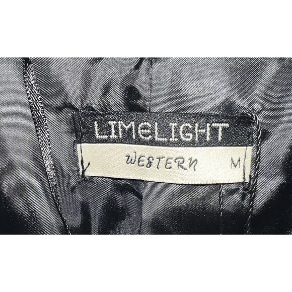 NWT Lime Light WESTERN DARK TEAL Women’s Blazer Medium Button Up - Picture 6 of 8